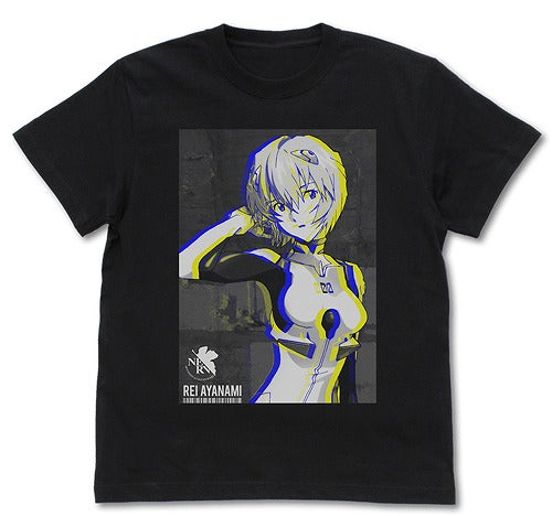 EVANGELION 綾波レイ グラフィックTシャツ BLACK XL 【01/24頃入荷】