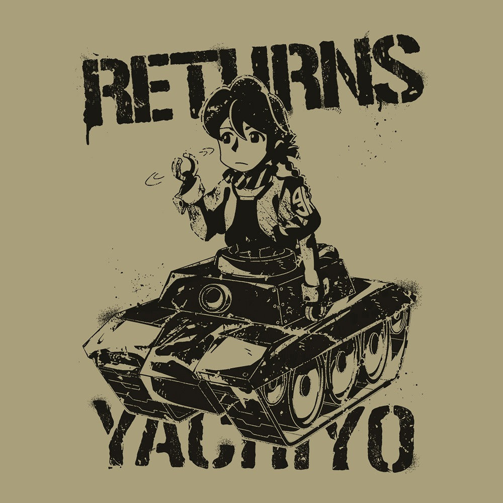 アポカリプスホテル 帰還したヤチヨ Tシャツ SAND KHAKI L 【01/07頃入荷】