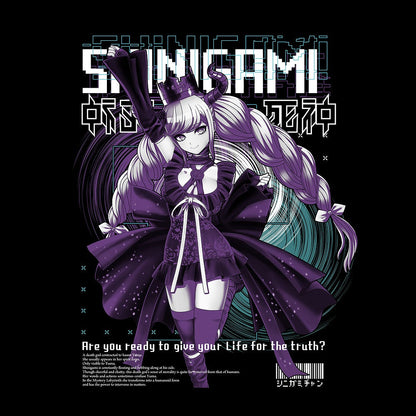 超探偵事件簿 レインコード 死に神ちゃん Tシャツ BLACK L 【01/24頃入荷】
