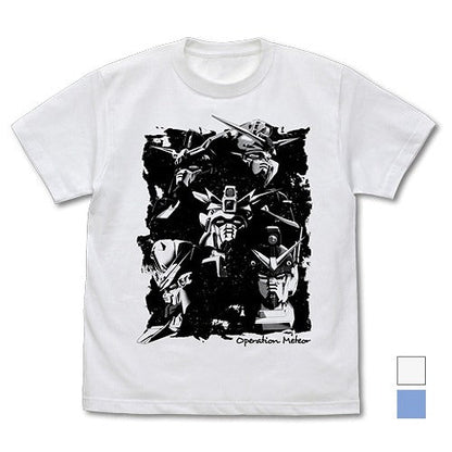 新機動戦記ガンダムW オペレーションメテオ MS Tシャツ  WHITE L 【02/04頃入荷】