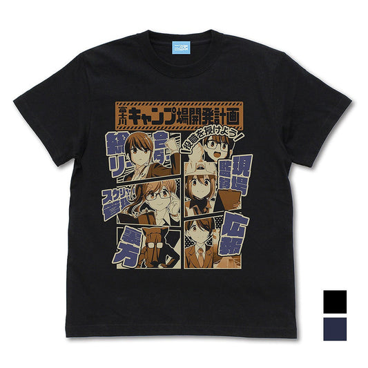 映画『ゆるキャン△』 富士川キャンプ場企画 Tシャツ INDIGO M  【03/24頃入荷】