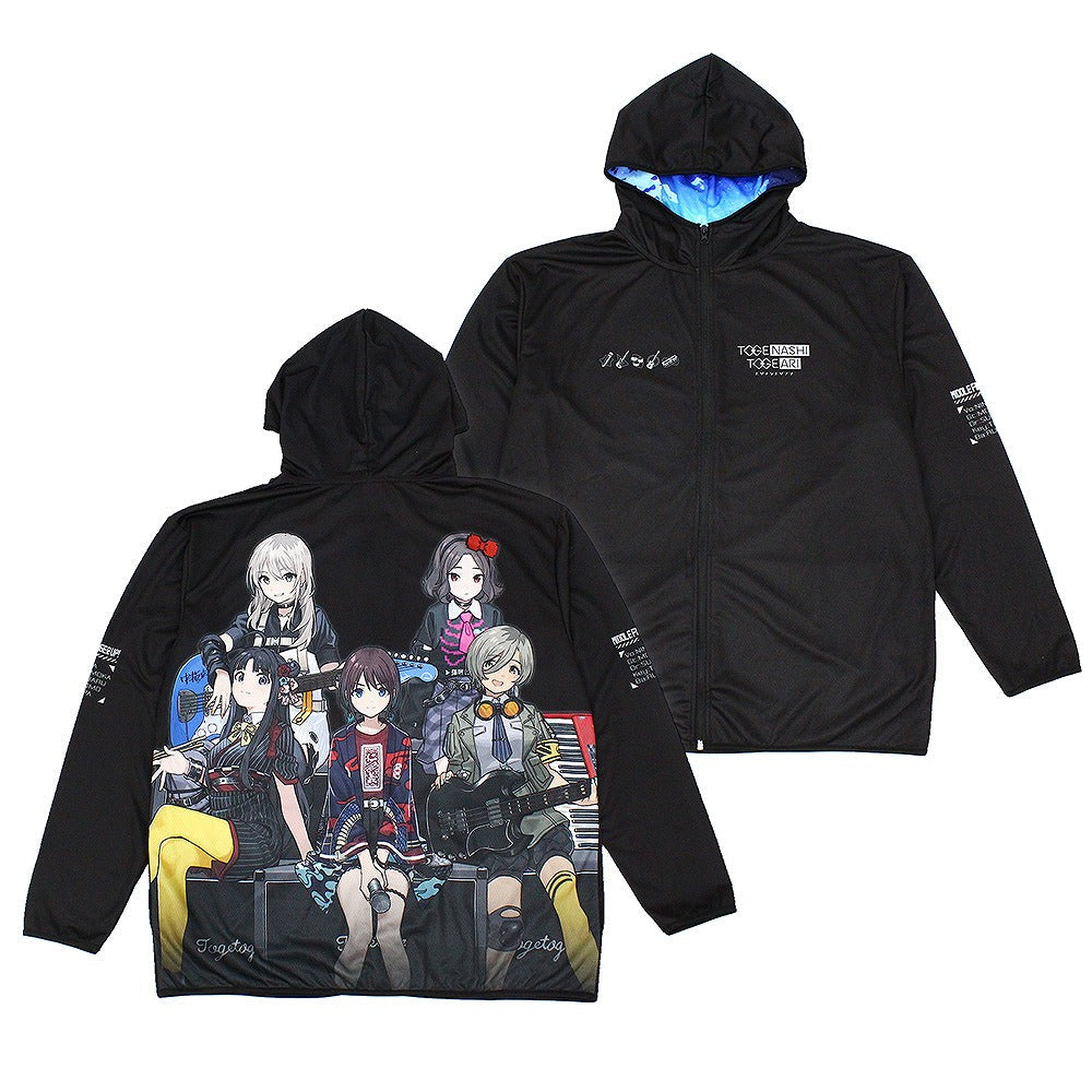 ガールズバンドクライ 描き下ろし トゲナシトゲアリ フルグラフィックドライパーカー.. XL  【03/24頃入荷】