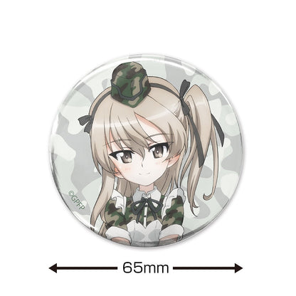 ガールズ＆パンツァー 最終章 島田愛里寿 65mm缶バッジ ミリタリーメイドver. 【02/04頃入荷】