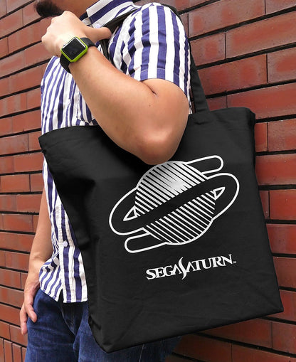 セガサターン ロゴ ラージトート BLACK 【01/24頃入荷】