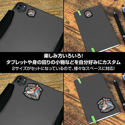 釣りキチ三平「GOOD LUCK！」 ミニステッカーセット 【04/04頃入荷】