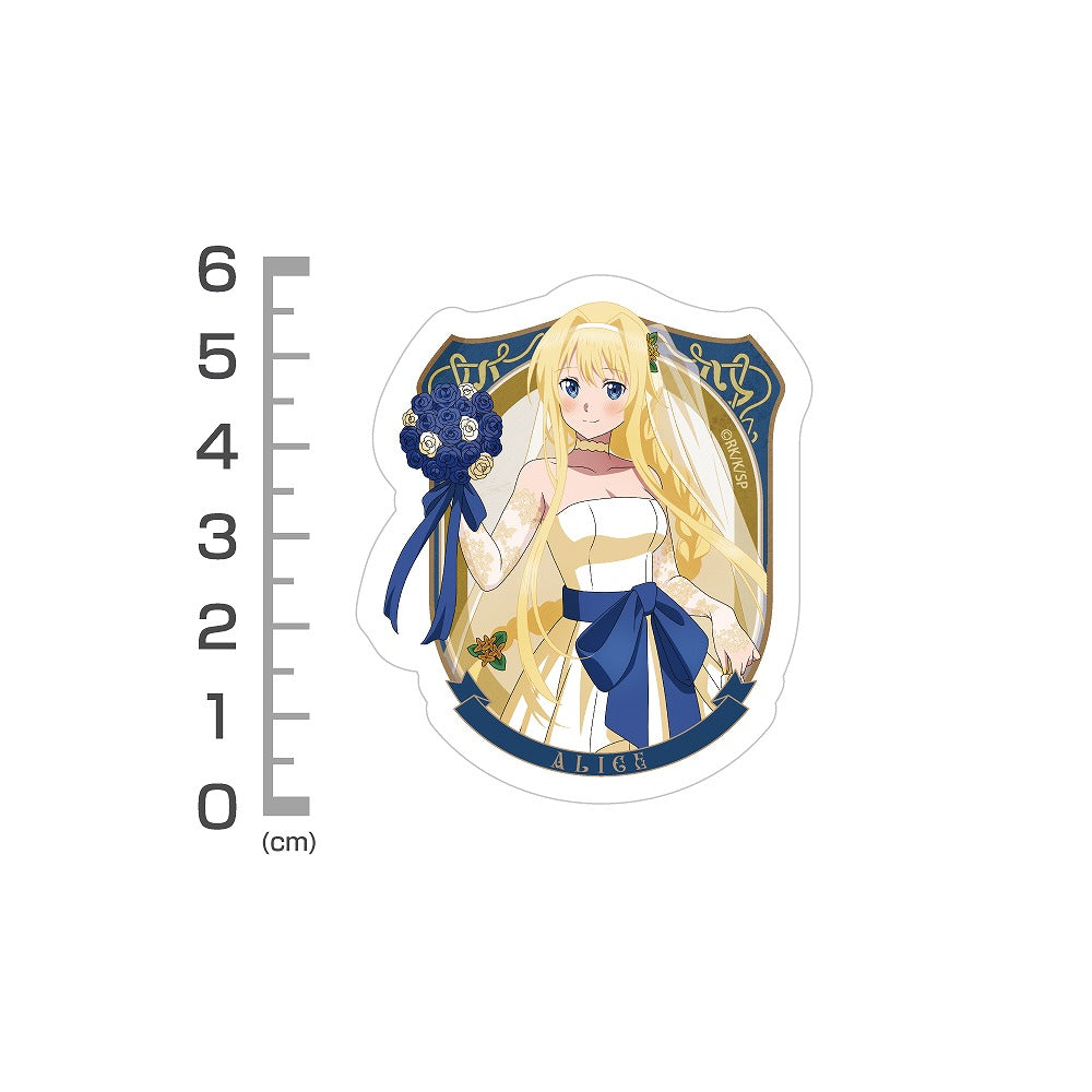 ソードアート・オンライン 描き下ろし アリス ミニステッカーセット ウェディングドレス.. 【03/24頃入荷】