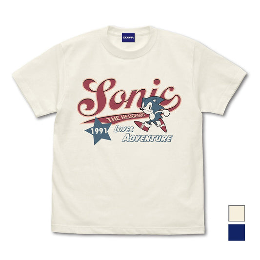 ソニック・ザ・ヘッジホッグ ソニック アメリカン Tシャツ VANILLA WHITE XL 【01/24頃入荷】