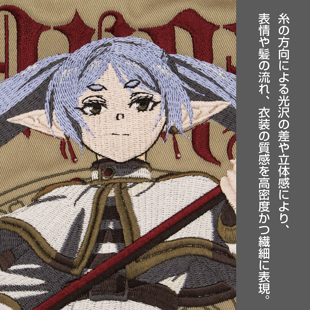葬送のフリーレン フリーレン 刺繍ワークシャツ GRAY L 【02/04頃入荷】