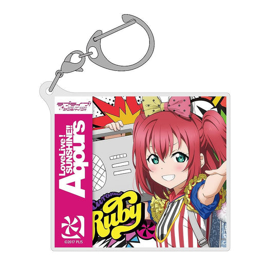 ラブライブ！サンシャイン!! 描き下ろし 黒澤ルビィ アクリルマルチキーホルダー ソロコン.. 【02/04頃入荷】
