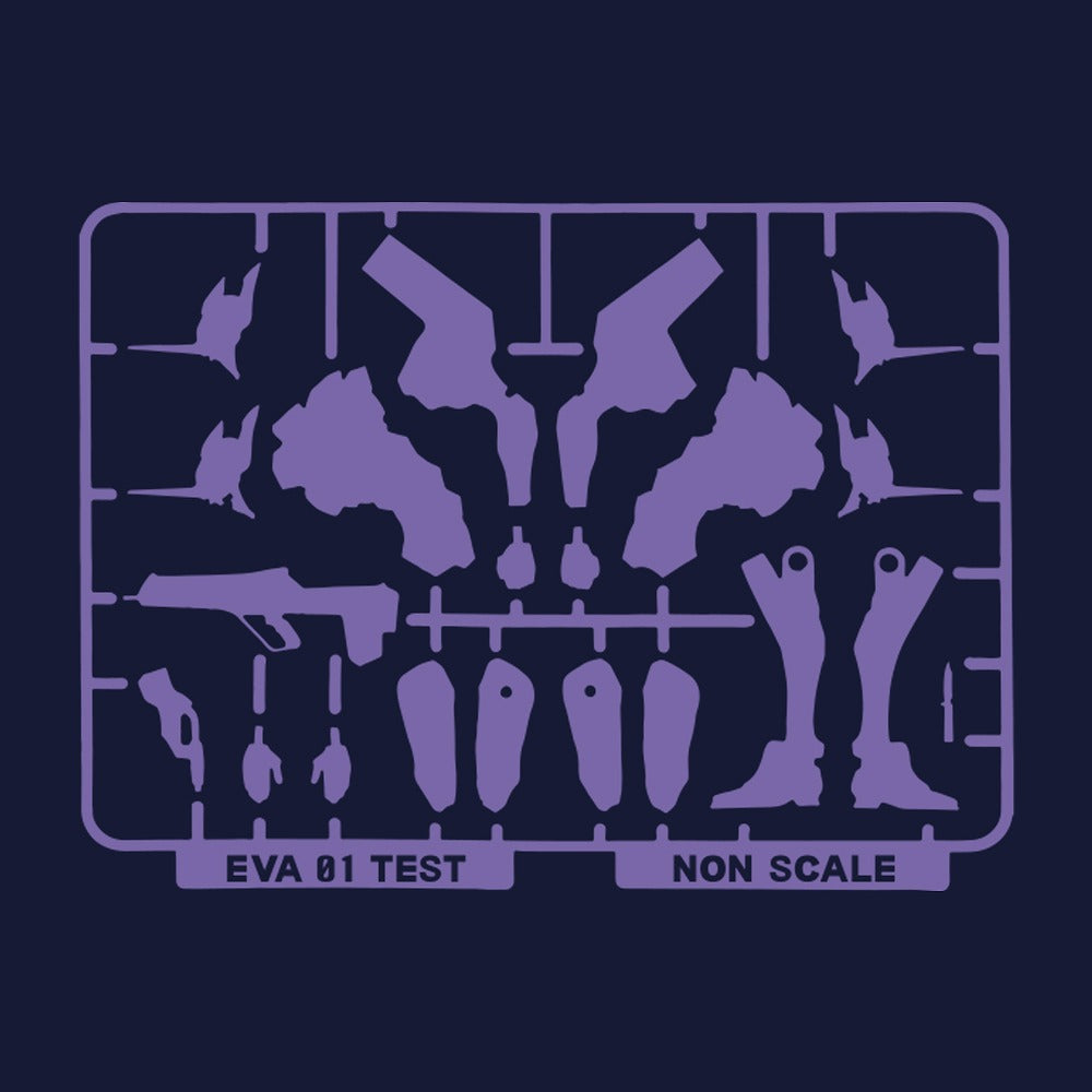 EVANGELION フィギュア Tシャツ復刻Ver. NAVY M 【01/24頃入荷】