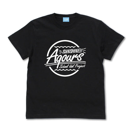 ラブライブ！サンシャイン!! Aqours Tシャツ BLACK L 【02/04頃入荷】