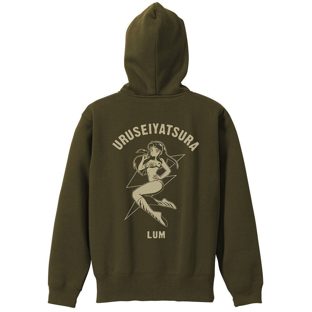 TVアニメ『うる星やつら』 ラムの電撃 ジップパーカー MOSS XXL  【02/16頃入荷】