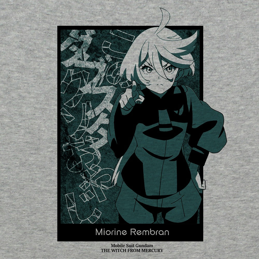 機動戦士ガンダム 水星の魔女 ミオリネ このダブスタクソおやじ Tシャツ MIX GRAY XL  【03/16頃入荷】