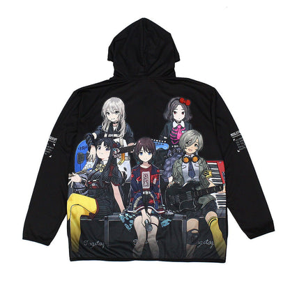 ガールズバンドクライ 描き下ろし トゲナシトゲアリ フルグラフィックドライパーカー.. L  【03/24頃入荷】