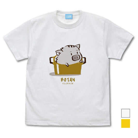 CLANNAD-クラナド- ボタンイラスト Tシャツ WHITE XL 【12/24頃入荷】