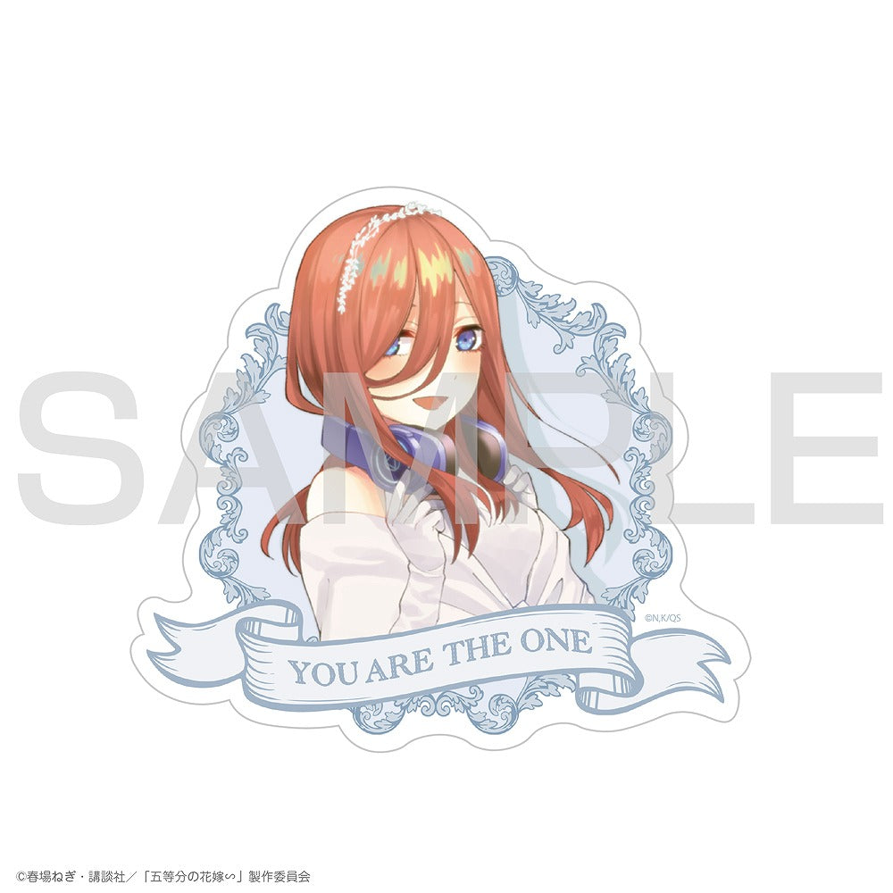 五等分の花嫁∽ 中野三玖 屋外対応ステッカー 【04/04頃入荷】