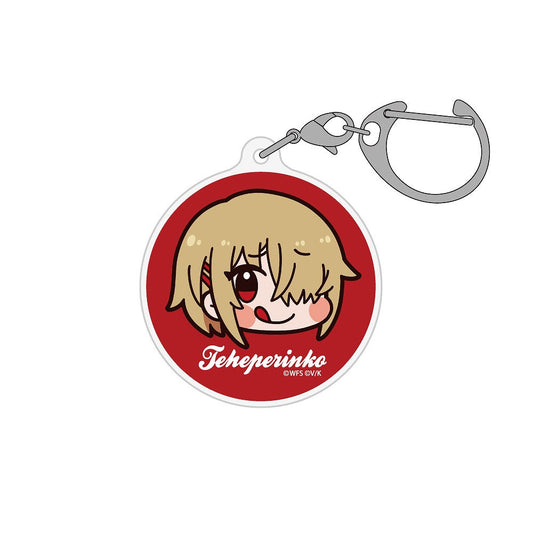 ヘブンバーンズレッド 月歌の「てへぺりんこ」 アクリルマルチキーホルダー 【04/04頃入荷】