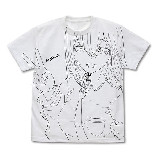 STEINS;GATE 描き下ろし 牧瀬紅莉栖 オールプリントTシャツ huke V.. WHITE M 【01/24頃入荷】