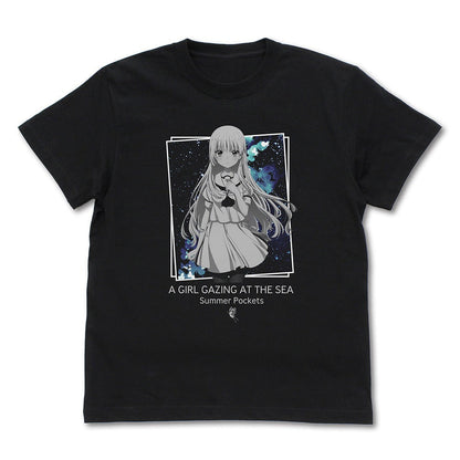 TVアニメ『Summer Pockets』鳴瀬しろは Tシャ.. BLACK S 【01/07頃入荷】