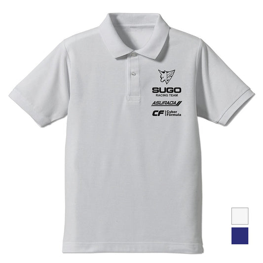 新世紀GPXサイバーフォーミュラ スゴウアスラーダ ポロシャツ WHITE S 【02/04頃入荷】
