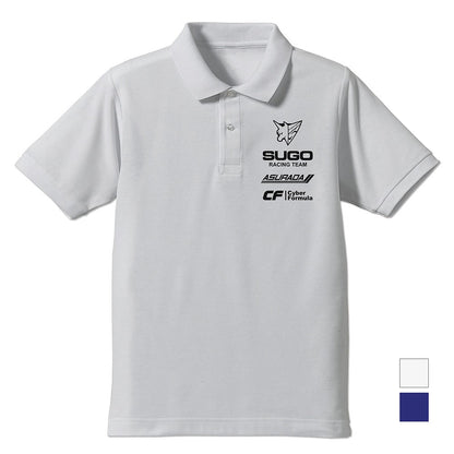 新世紀GPXサイバーフォーミュラ スゴウアスラーダ ポロシャツ WHITE XL 【02/04頃入荷】