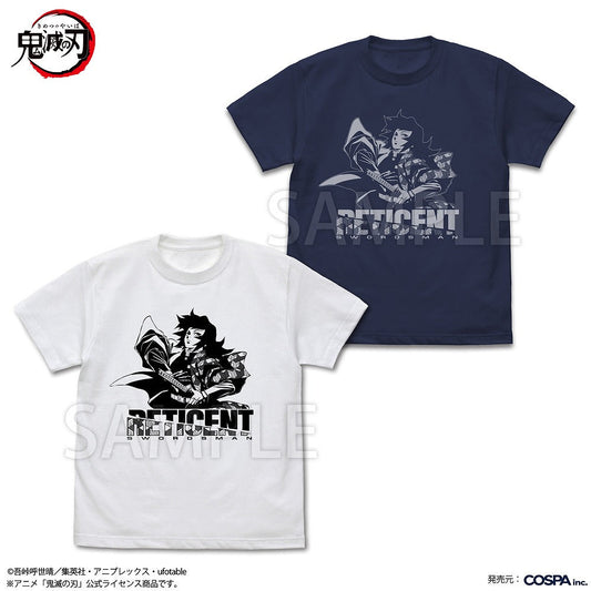 アニメ「鬼滅の刃」 冨岡義勇 水の呼吸 Tシャツ INDIGO L  【04/24頃入荷】
