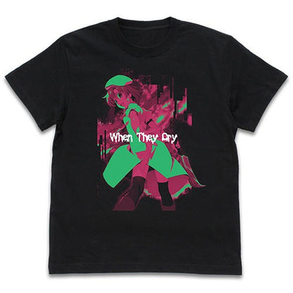 ひぐらしのなく頃に 業 竜宮レナ Tシャツ BLACK M  【03/04頃入荷】