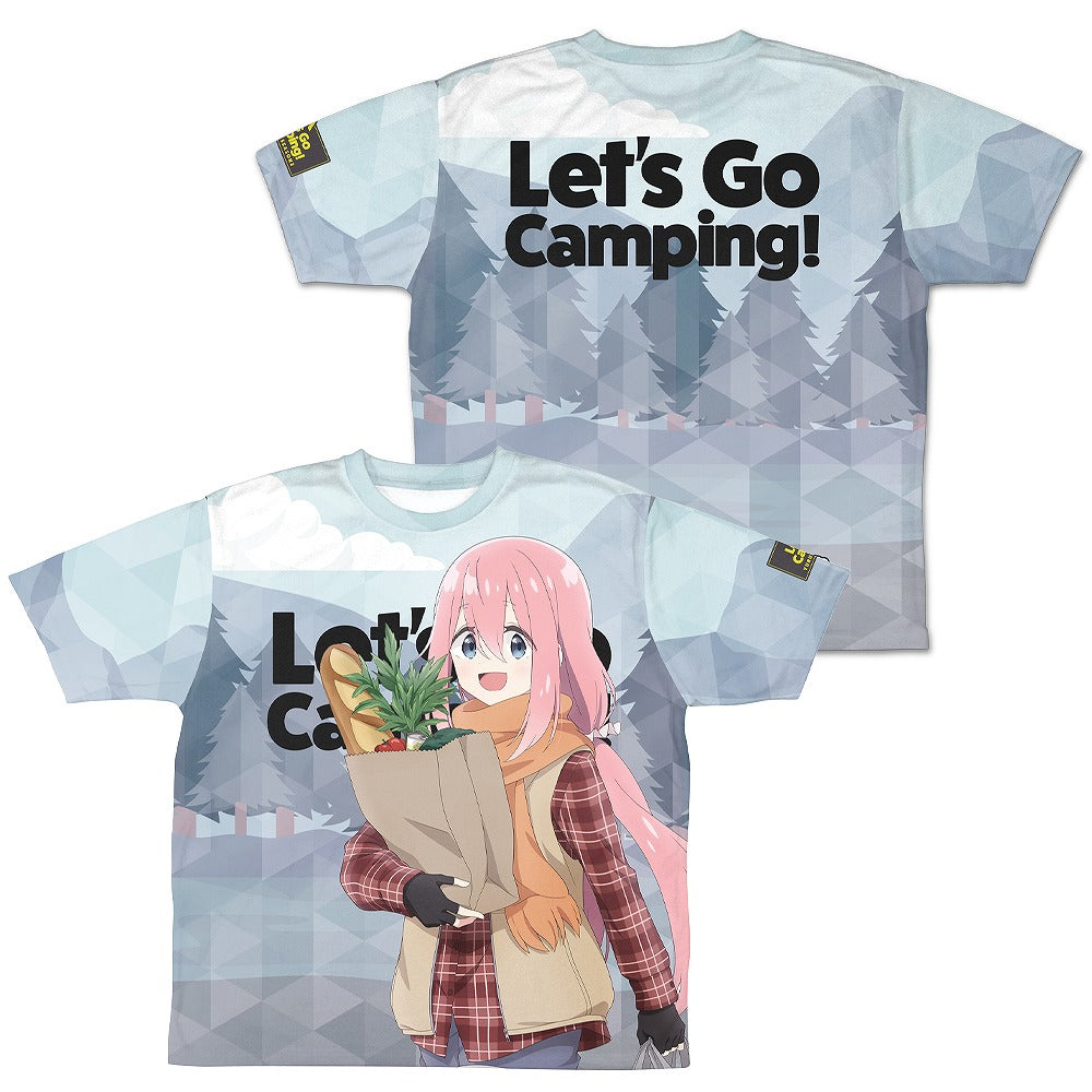 『ゆるキャン△ SEASON３』 描き下ろし 各務原なでしこ 両面フルグラフィックTシャツ ゼ.. M  【03/24頃入荷】