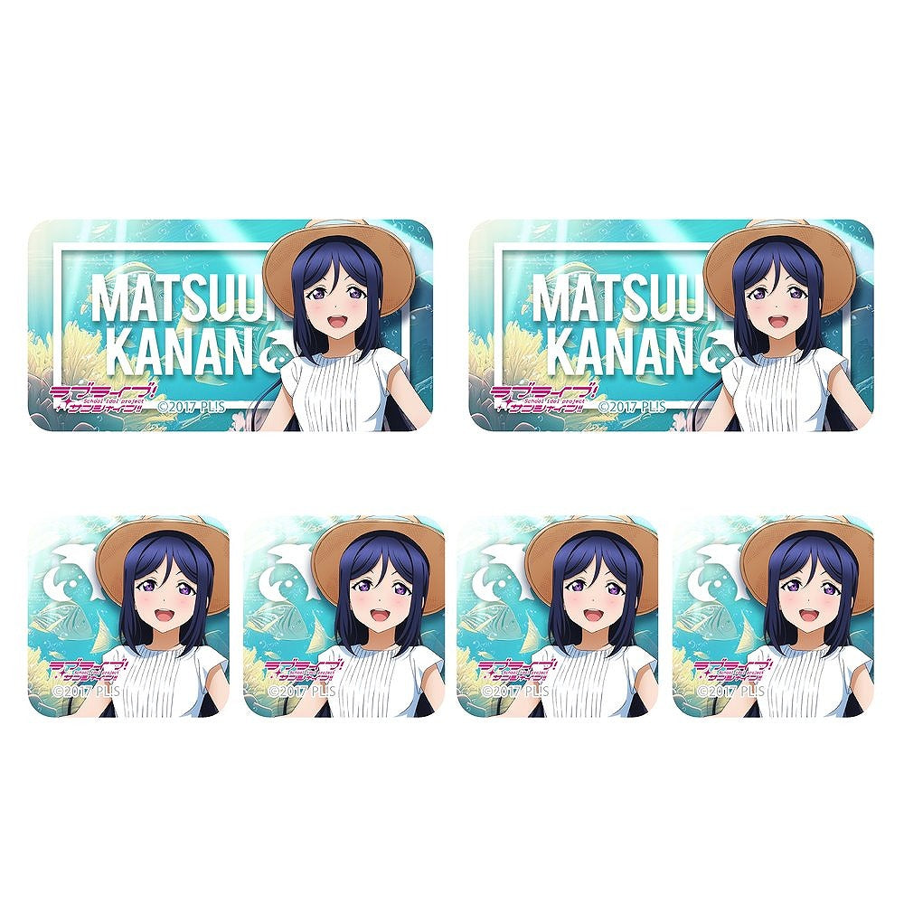 ラブライブ！サンシャイン!! 描き下ろし 松浦果南 ミニステッカーセット ソロコンサートv.. 【02/04頃入荷】