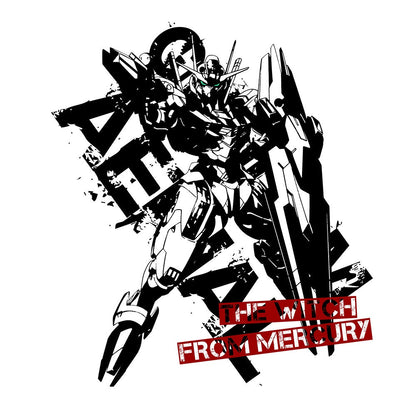 機動戦士ガンダム 水星の魔女 ガンダム・エアリアル Tシャツ WHITE L  【03/16頃入荷】