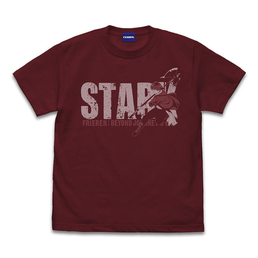 葬送のフリーレン シュタルク Tシャツ BURGUNDY XL 【02/04頃入荷】