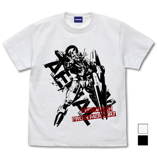 機動戦士ガンダム 水星の魔女 ガンダム・エアリアル Tシャツ BLACK XL  【03/16頃入荷】