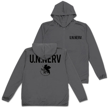 EVANGELION U.N.NERV 薄手ドライパーカー BLACK L 【01/24頃入荷】