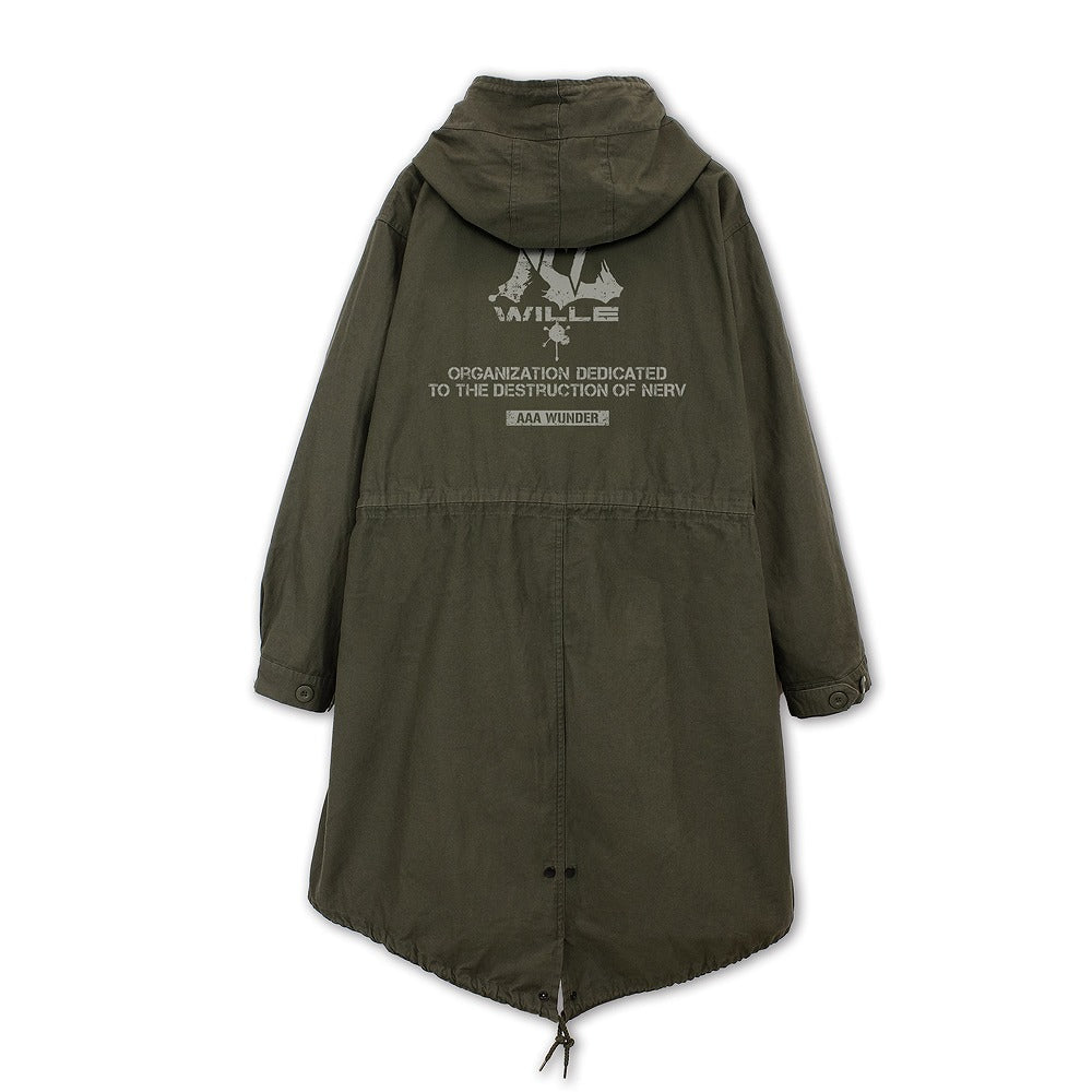 EVANGELION WILLE＆AAA Wunder M-51ジャケット BLACK L 【01/24頃入荷】