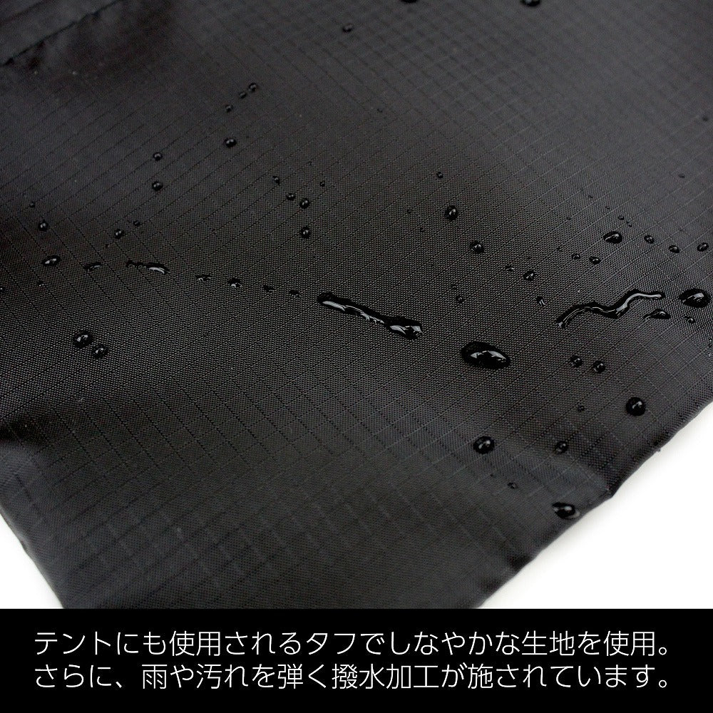 メイドインアビス 烈日の黄金郷 ナナチのサイン入り・探窟家用 テントクロスサコッシュ BLACK  【04/04頃入荷】
