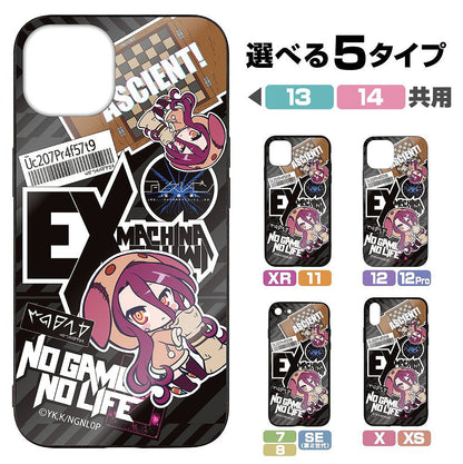 ノーゲーム・ノーライフ ゼロ シュヴィ ステッカー風 強化ガラスiPhoneケース XR･11共用 【01/24頃入荷】
