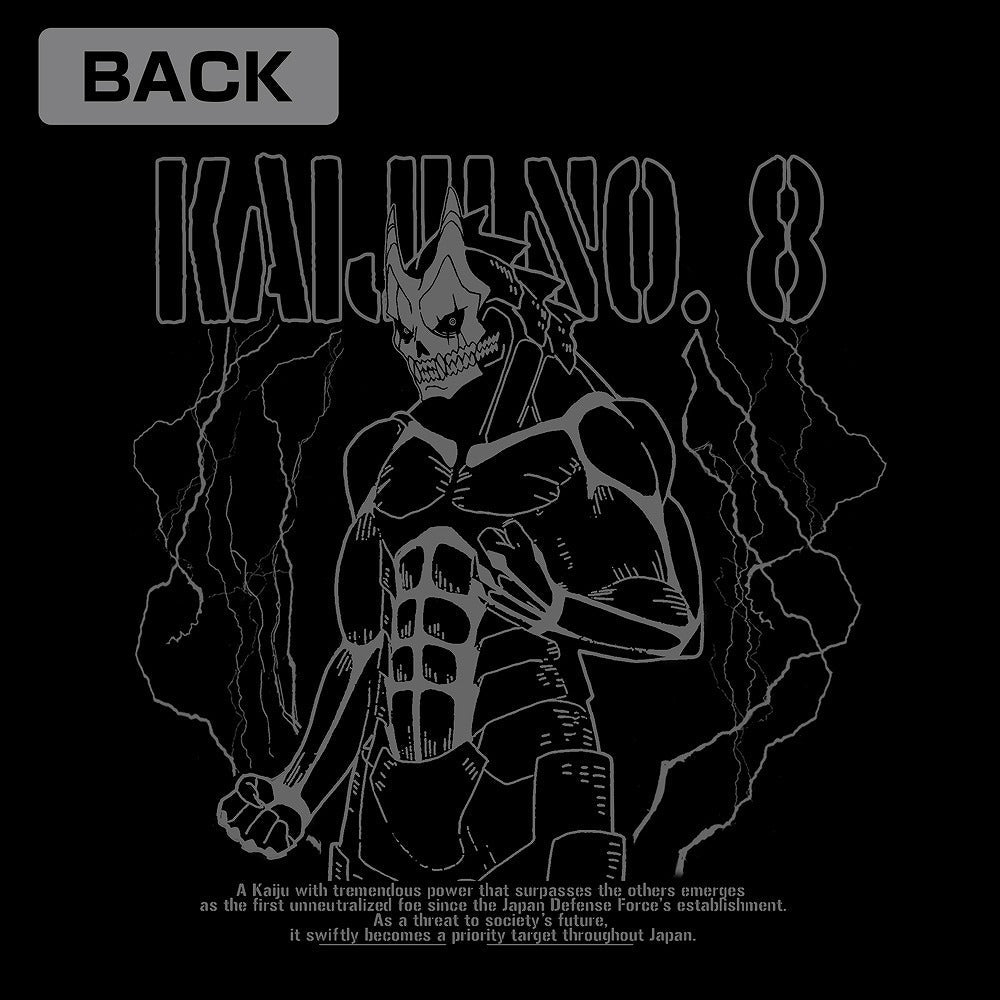 怪獣８号 ジップパーカー BLACK L  【03/16頃入荷】