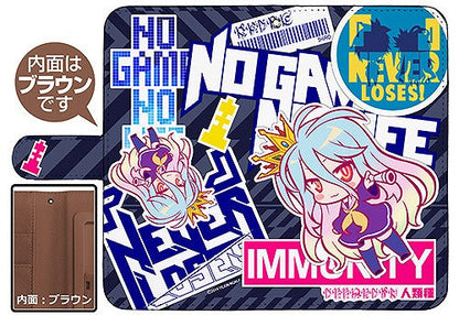 ノーゲーム・ノーライフ 「白」 手帳型スマホケース 158 [Ver.2.0] 【01/24頃入荷】