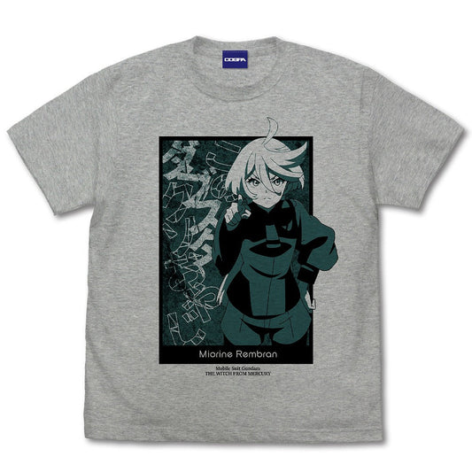 機動戦士ガンダム 水星の魔女 ミオリネ このダブスタクソおやじ Tシャツ MIX GRAY M  【03/16頃入荷】