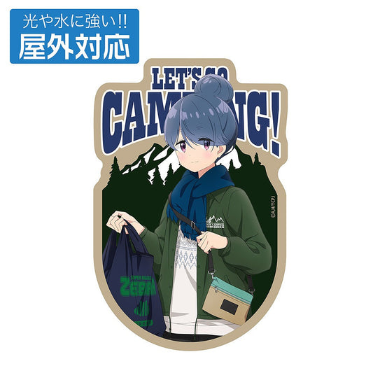 『ゆるキャン△ SEASON３』 描き下ろし 志摩リン 屋外対応ステッカー ゼブラでお買い物V.. 【03/24頃入荷】