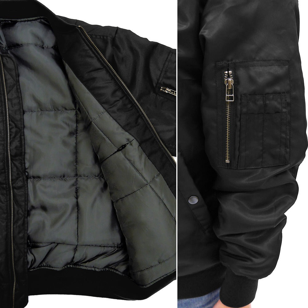 怪獣８号 第３部隊 MA-1ジャケット BLACK XL  【03/16頃入荷】