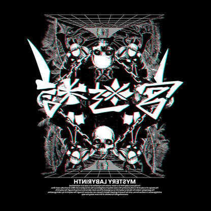 超探偵事件簿 レインコード 謎迷宮 Tシャツ BLACK XL 【01/24頃入荷】