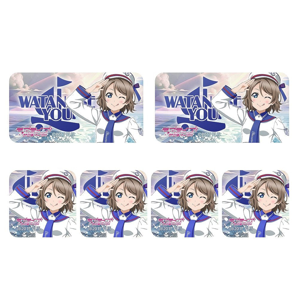 ラブライブ！サンシャイン!! 描き下ろし 渡辺 曜 ミニステッカーセット ソロコンサートv.. 【02/04頃入荷】
