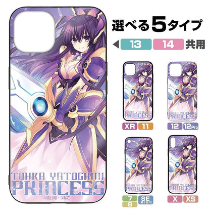 デート・ア・ライブ 原作版 夜刀神十香 強化ガラスiPhoneケース 13･14共用 【02/04頃入荷】
