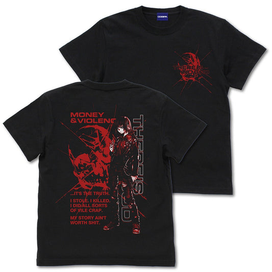 ブラック・ラグーン レヴィ Tシャツ 少女期Ver. BLACK M 【01/24頃入荷】