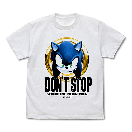 ソニック・ザ・ヘッジホッグ DON’T STOP SONIC Tシャツ WHITE S 【01/24頃入荷】