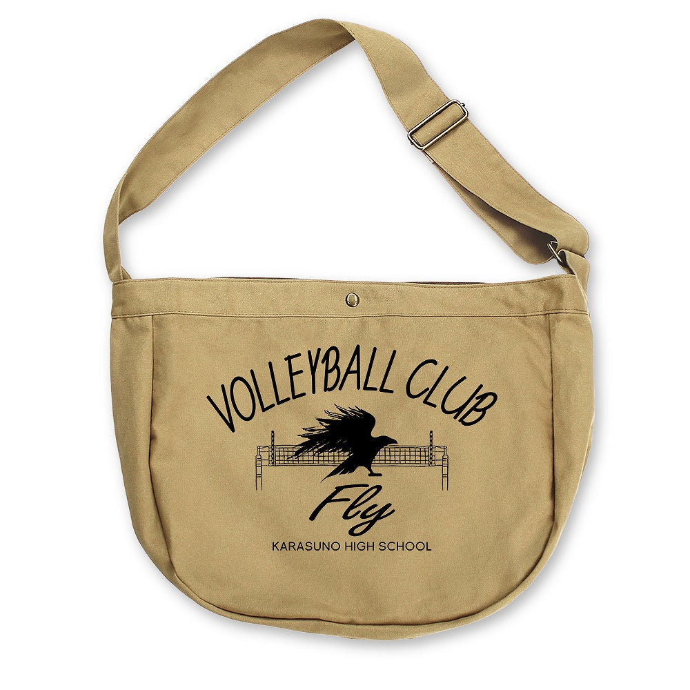 ハイキュー!! 烏野高校排球部 ニュースペーパーバッグ BLACK  【03/16頃入荷】