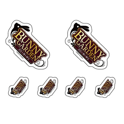 バニーガーデンロゴ ミニステッカーセット 【02/16頃入荷】