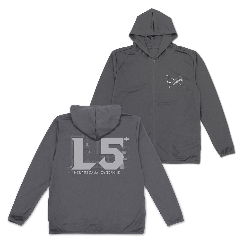 ひぐらしのなく頃に 卒 雛見沢症候群L5＋ 薄手ドライパーカー GRAY XXL  【03/04頃入荷】