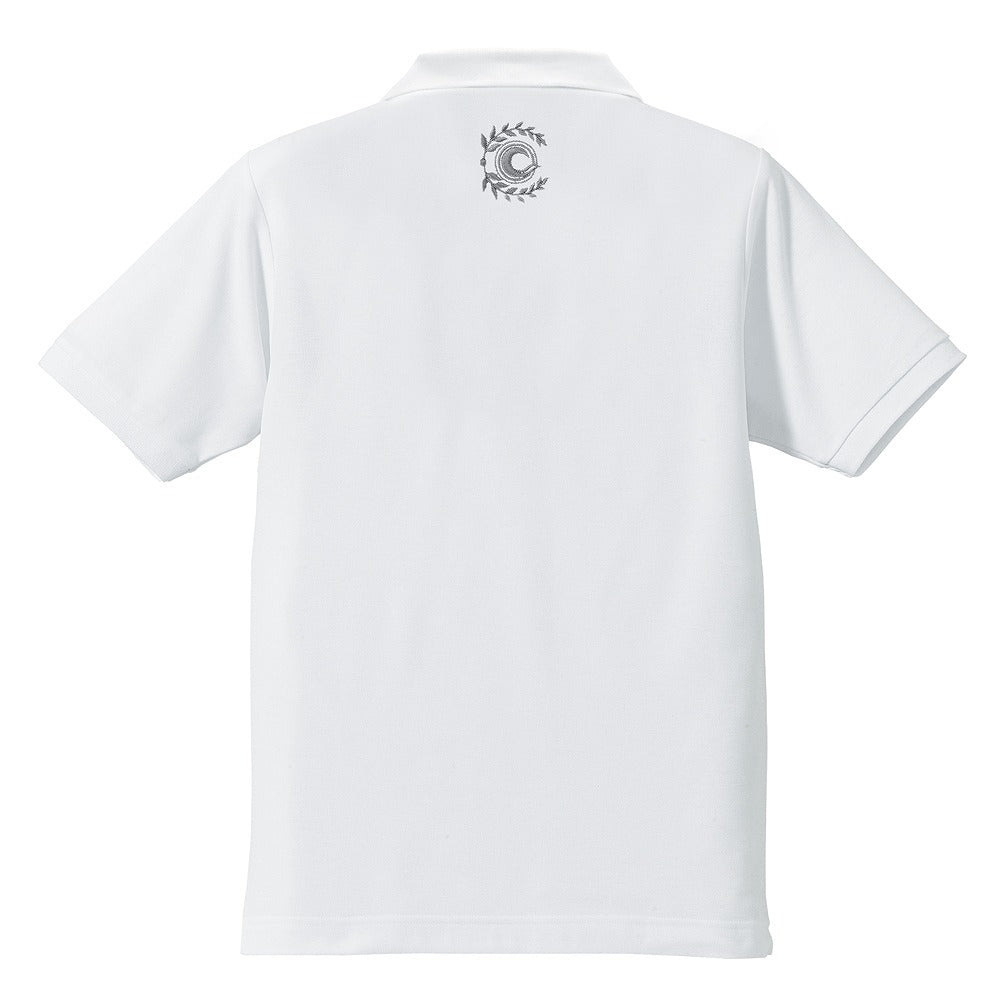 Fate/Grand Order セイバー/沖田総司シルエット 刺繍ポロシャツ 沖田総司ｼﾙｴｯﾄ 刺繍ﾎﾟﾛｼｬﾂ/WHITE S  【03/24頃入荷】